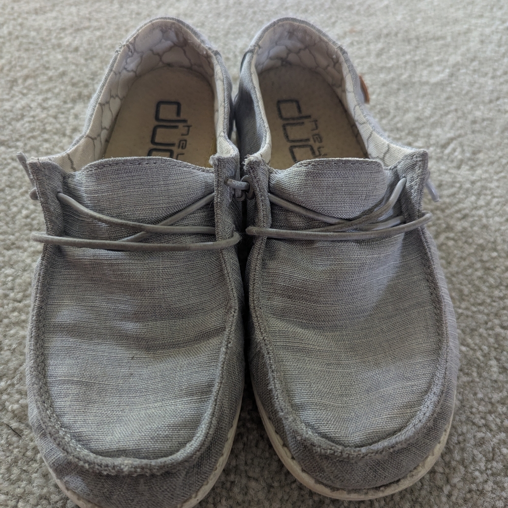 Hey Dude Girls Gray Casual Shoes